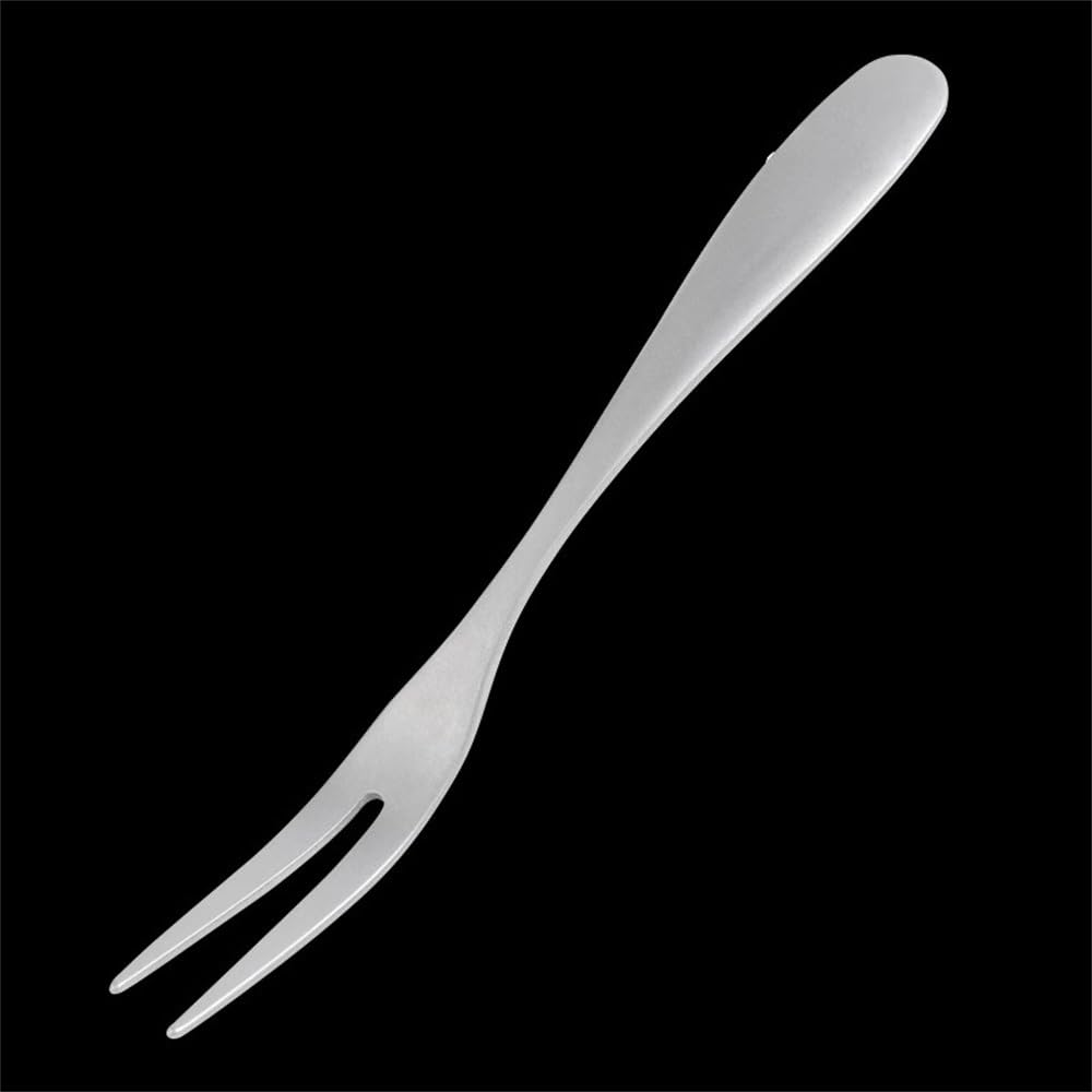 LYVQZPWLRcuchara de Acero Inoxidable, Tenedor de Fruta de Titanio, Tenedor Creativo for Postre, Pastel, Fruta, Tenedor for Postre, Pastel, Fruta
