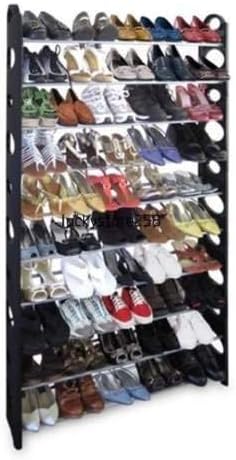 New Shoe Rack for 50 Pair Wall Bench Shelf Closet Organizer Storage Box Stand by lekieshop