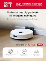 roborock Q7 L5 Saugroboter, Dual Anti-Tangle System, 8.000 Pa HyperForce Saugkraft, Präzise Navigation, Smart No-Go Zone, Einstiegsleistung, Perfekt für Haustierbesitzer (Weiß) – Ansicht 2