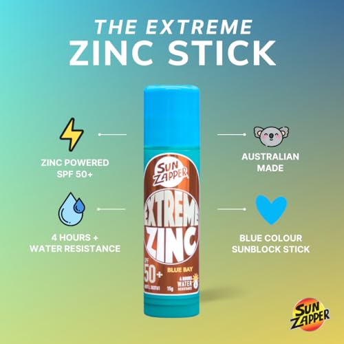 Sun Zapper Extreme Zinc Stick (niebieski)