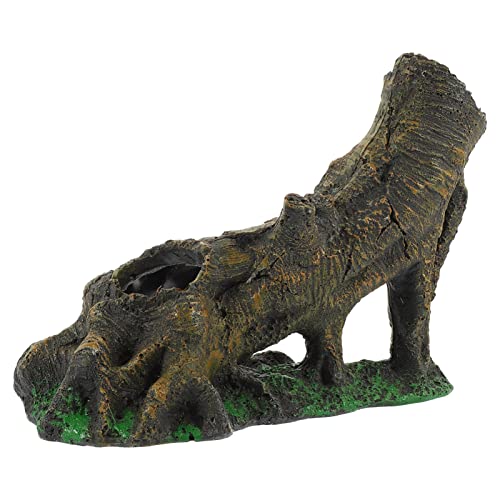 Sosoport 2 Piezas Pecera para Evitar árboles Cueva Muelle Adornos de Acuario Grandes Esponja decoración pecera Rama Artificial pecera decoración de terrario decoración de Reptiles Resina