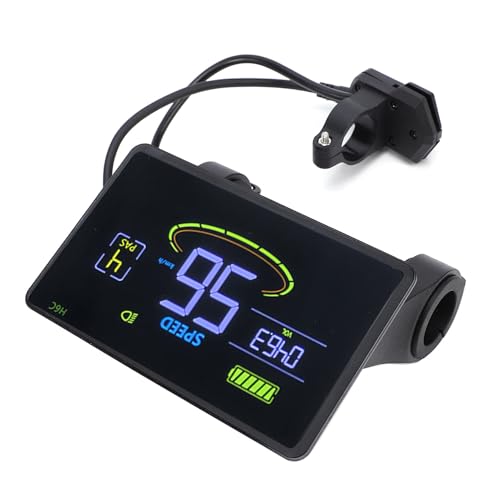 Panel de control impermeable Cryfokt con pantalla LCD para patinetes y bicicletas 3