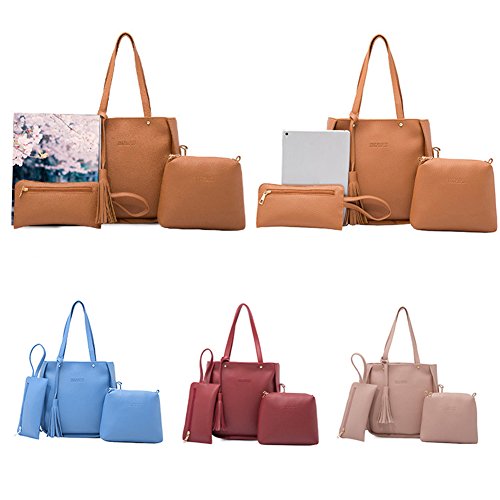 Conjunto de bolsa de Natal Infgreate, 3 peças, porta-cartões, porta-cartões, bolsa transversal femin