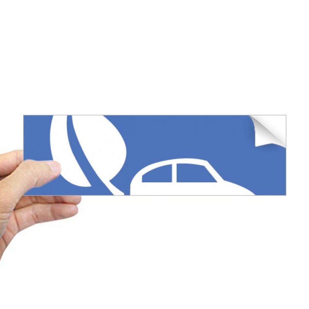 Adhesivo de ventana para coche en viajes urbanos con diseño de hojas