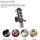 katmerio 6 stück Gitarrenhalter Wandhalter, Gitarren Haken Gitarrenständer Wand Halterung für Akustikgitarre, klassische Gitarre, E-Gitarre, Bass, Ukulele