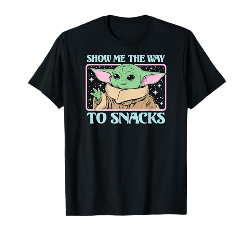 Star Wars - The Mandalorian Grogu Show Me The Way To Snacks T-Shirt