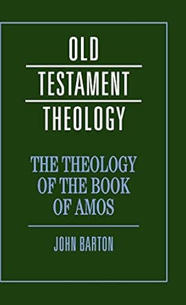 The Theology of the Book of Amos book cover
