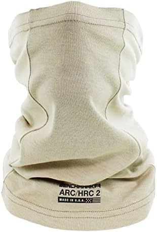 Flame Resistant Face Mask Neck Gaiter - CAT2 (Plain, Beige)