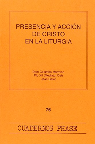 Portada de Presencia y acción de Cristo en la liturgia