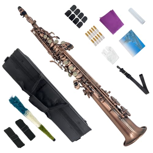 Conboxus Alto Saxophone E �t���b�g���S�҃t���L�b�g �L�����[�P�[�X�t�� �}�E�X�s�[�X�X�g���b�v 10Reeds�N���[�j���O�u���V�N���X�A�w���Ƒ�l�p(�u�����Y�F)