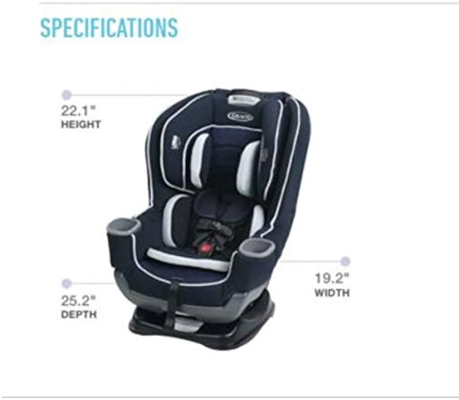 Graco Extend2Fit Convertible Car Seat, Ride RearFacing