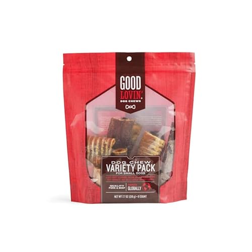 Good Lovin' Variety Pack Chew for Small Dogs 7.7 oz. Count of 8