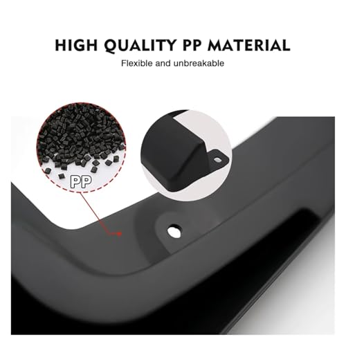 Guardabarros automotriz para Tesla Model X de 2015 a 2022 protector resistente 4