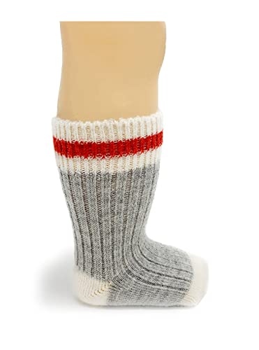 Warrior Alpaca Socks - Red Stripe Throwback Sock For Adults - Unisex (X-Large) #TOP4
