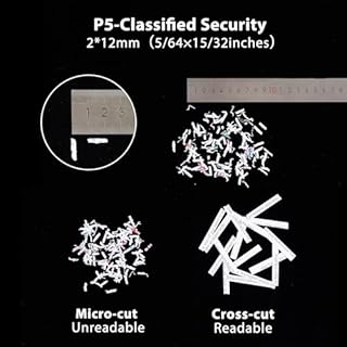 Trishintage Distruggi Documenti Alta Capacità: 400 Fogli Alimentazione Automatica P5 Microtaglio Sicurezza Elevata con Design Anti-Inceppamento per Ufficio Casa Business Scuola