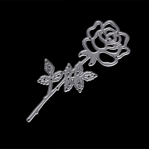 LIYUDL Rose Metal Cutting Dies Stencils Scrapbooking Embossing Album Paper Card Craft DIY Gift