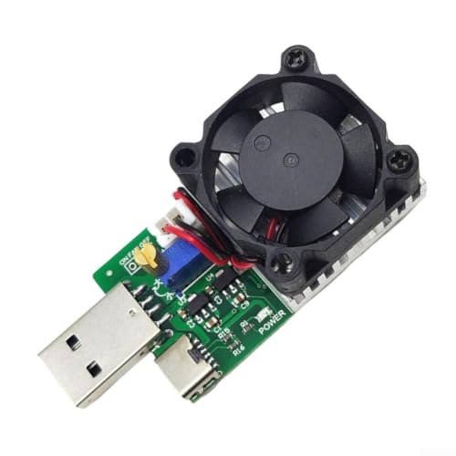Comprobador de carga USB DC 3 7V 13V con opciones de potencia de 18W 30W y ventilador controlado por temperatura para pruebas de descarga (18W)