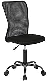 Ergonomic Office Chair Executive Mid Back Mesh Desk Chair Armless Rolling Swivel Chair Height Adjust