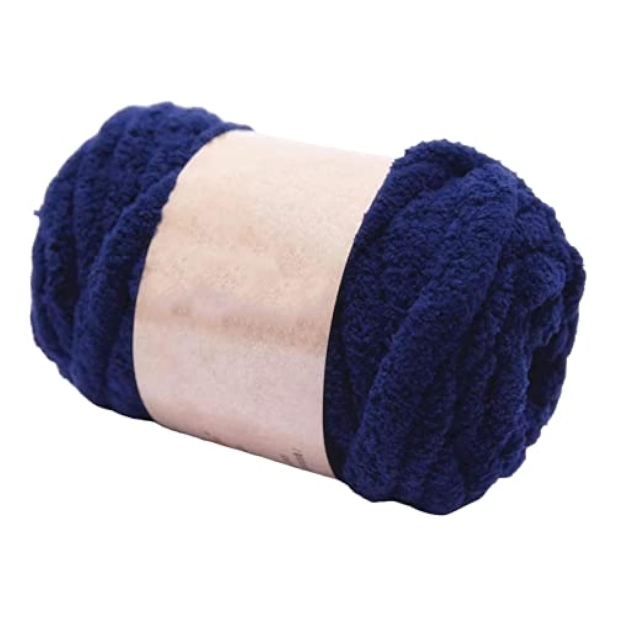 Thick Chunky Yarn Hand Knitting DIY Weight Yarn for Throw Rug Making, Dark Blue