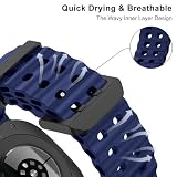 TOPsic Pasek do Samsung Galaxy Watch Ultra 47 mm, miękki silikonowy pasek, zamiennik opaski, regulowana bransoletka, paski sportowe do Samsung Galaxy Watch Ultra 47 mm