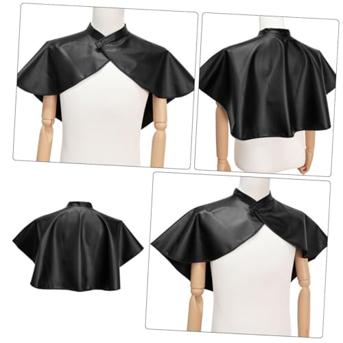 Capa para tinte de cabello 2 piezas negra para salón miniatura 5