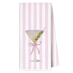 Pink Bow Dirty Martini Towels
