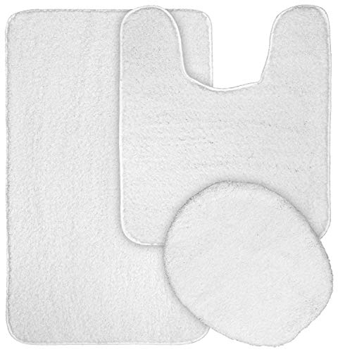 Garland Rug Gramercy Washable Bath Rug – Soft, Plush, Absorbent,