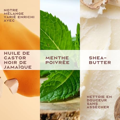 Shampooing À 'huile De Ricin De Jamaïque Shea Moisture Le Flacon De 384ml - vue 3