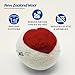 Dryer Ball Kit: 6 XL Wool Dryer Balls - Natural Fabric Softener, Reusable, Reduces Clothing Wrinkles and Saves Drying Time - Reduces Wrinkles and Saves Drying Time (6pcs Wool Dryer Ball) (White)