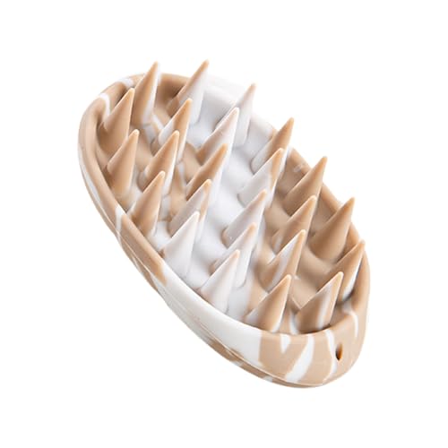 シリコン頭皮マッサージブラシシャンプーブラシスクラップスクラバーヘアウェットアンドドライシャンプーマッサージスマッジウェットとドライヘア洗浄