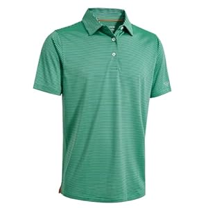 Boys Polo Shirts Short Sleeve Striped Performance Moisture Wicking Dry Fit Golf Shirts for Boys Youth Kids