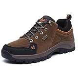 zapatillas impermeables mujer lippi  LECYGNB Zapatillas de Trekking Hombre Impermeable Zapatillas de Senderismo Al Aire Libre Botas de Montaña Zapatillas de Camping Antideslizantes Sneakers Marrón 42