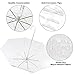 Liberty Imports Pack of 12 Wedding Style Stick Umbrellas 46