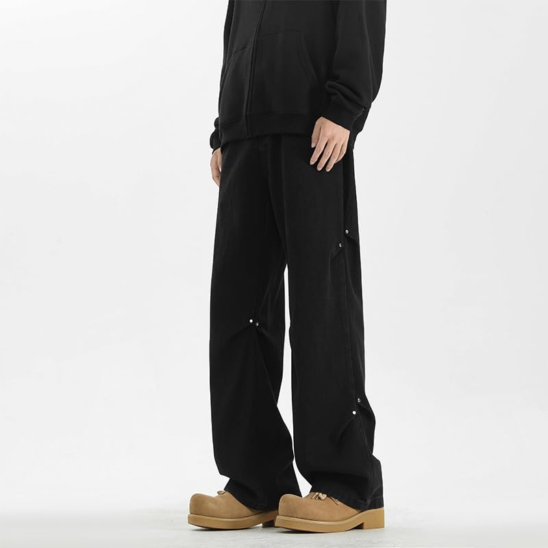 Factory Direct Sales, Vintage Straight-Cut Jeans, Loose and Wide-Legged Casual Style, Easy to Match2