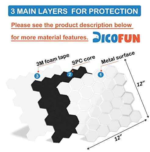 Dicofun 10-Sheet Hexagon Peel And Stick Backsplash Tile, Polished White Tile Look Mixed Metal Silver Kitchen Backsplash Peel And Stick Wall Tiles #TOP5