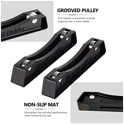 Mecmbj 3D Drucker Filament Spulenhalter, 2PCS 3D-Druckmaterialhalter, einstellbarer Halter für PLA/ABS/andere 3D… - Image 4