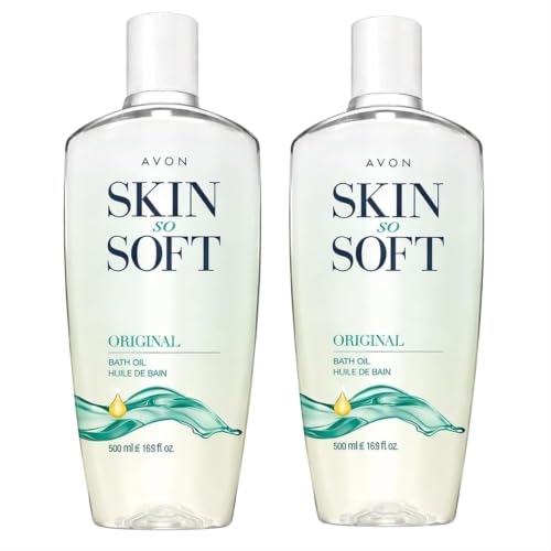 Lot of 2 Avon Skin So Soft SSS Original Bath Oil 16.9 oz ea New & Sealed!