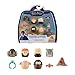 Produktbild Squish-a-longs SQAL0106 - Harry Potter 6er Pack, Welle 1, Stil 2, enthält 6X 2,5 cm Mini-Squish mit 2X Accessoires, 1x Ring und 1x Collectors Guide - Sammeln, Tauschen und Spielen
