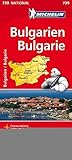 Michelin Bulgarien: Straßen- und Tourismuskarte (MICHELIN Nationalkarten, Band 739) - Herausgeber: MICHELIN 