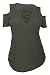 eVogues Plus size V-Neck Lace Up Cold Shoulder Top Black
