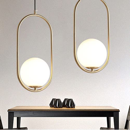Cuisine îlot luminaire suspension E27 globe pour éviter le manque de clarté