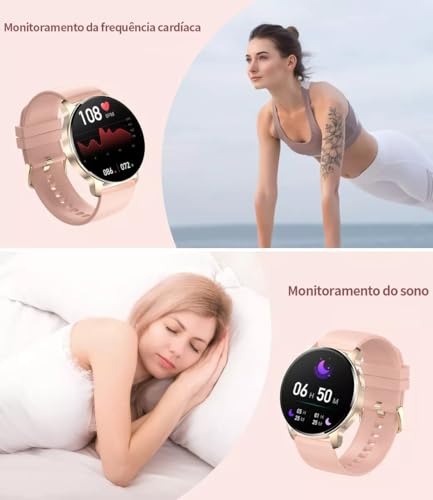 Smartwatch com Tela Full Touch 1.45