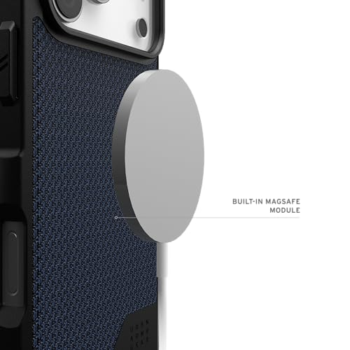 Image of Urban Armor Gear UAG Metropolis LT Magnetic Compatible, Rugged Shockproof Anti-Slip Military Grade Protective Case /Cover Designed for iPhone 17 Pro Max (2025) - Kevlar Mallard