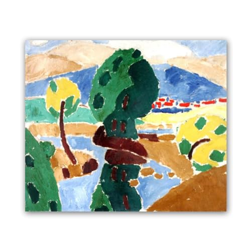 Tableau Torrent de Picabia impression sur toile décoration salon 60x72cm