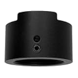 The Light Source Mega-Coupler Pipe Adapter, Black Anodized