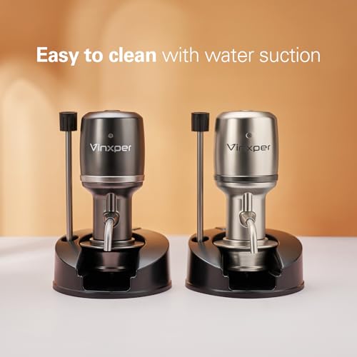 Expert Adjustable Electric Wine Aerator – Instant 240-Min Precision Decanting, Rechargeable & No-Drip Design, One-Touch Operation for 99% Wines & Spirits - Thumbnail 7