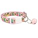 waaag Pet Collars Cactus and Succulents Cat Collar, Safety Breakaway Cat Collar Nice Pet Gift Present Cat Collar with Bell, Small Cat/Kitten Size (Pink Cactus, 6.5"-10")