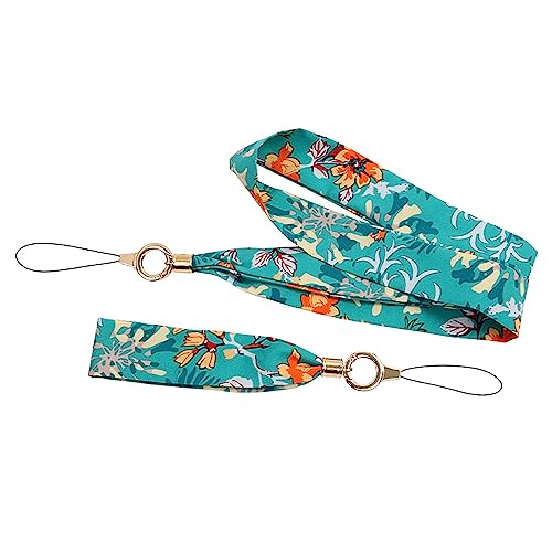 WUDQIJI Neck Strap Lanyard Set of 2 Lanyard for Keys Lanyard Mobile Phone Chain Lanyard Neck Strap Lanyard for the Wrist for ID Card Holder Mobile Phone Keys