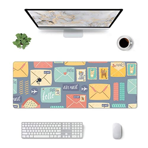 Grand tapis de souris pour bureau et maison - Idéal pour optimiser votre espace informatique