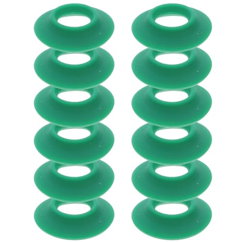 PAMINGONO 12 piezas Unidades Juntas de Silicona Reutilizables para Botellas con Tapa Oscilante Sellado Hermético Flexible para Botellas de Repuesto Práctico para Protección de Bebidas